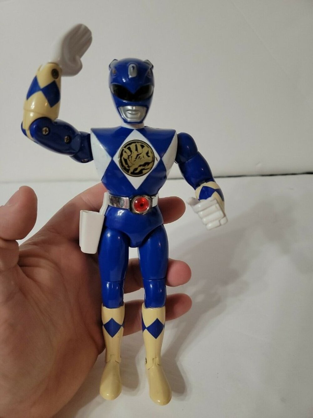 Vintage Mighty Morphin Power Rangers Billy Blue Karate Chop Ranger 8" 1994